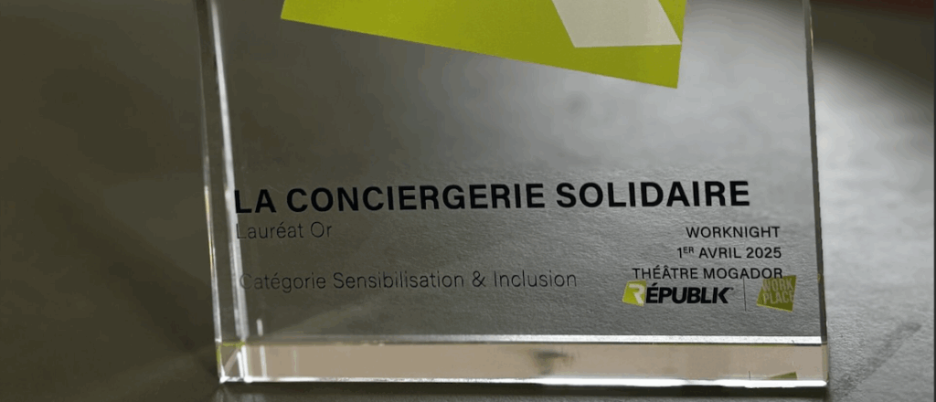 La Conciergerie Solidaire récompensée aux Trophées Worknight 2025